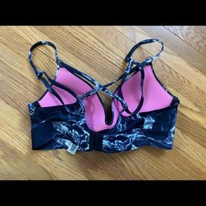 Victoria’s Secret PINK bra size Large color black marble
